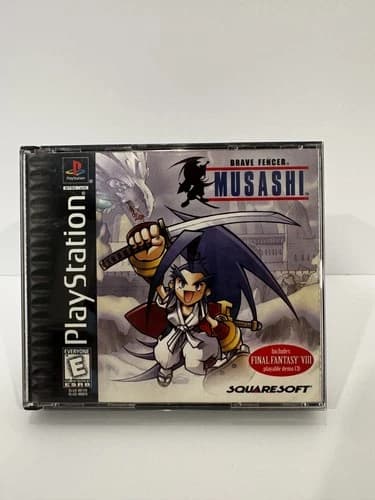 Brave Fencer Musashi (Sony PlayStation 1, 1998) Complete w Registration PS1 CIB