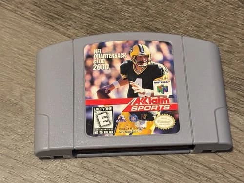 NFL Quarterback Club 2000 Nintendo 64 N64 Cleaned & Tested Authentic