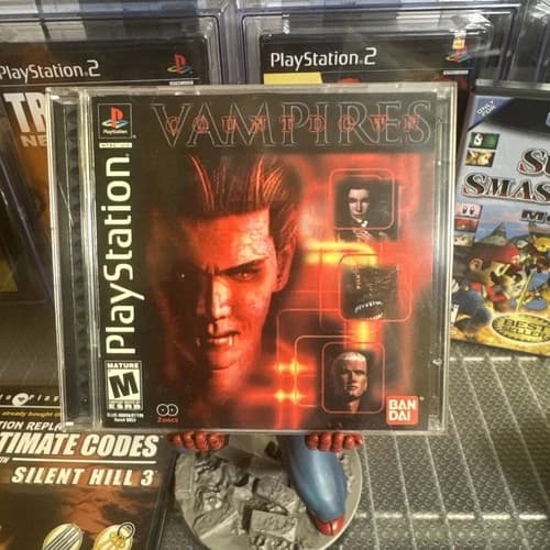 Countdown Vampires PlayStation PS1 2000 Bandai Complete CIB Tested CLEAN RARE