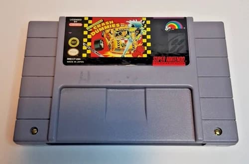 The Incredible Crash Dummies (Super Nintendo SNES, 1993) SNES Cleaned & Tested