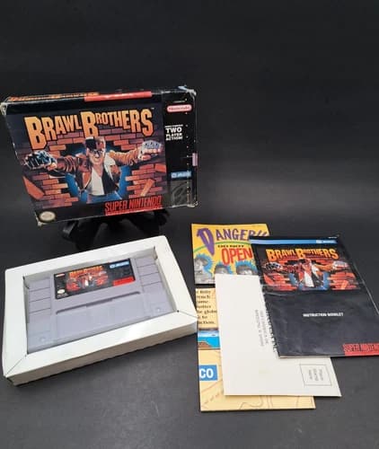 Brawl Brothers | Super Nintendo SNES | Complete | CIB
