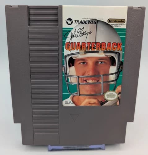 John Elway's Quarterback (Nintendo NES, 1989) - Authentic - Tested