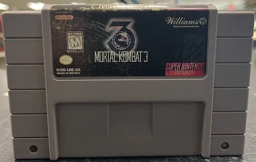 Mortal Kombat 3 (Super Nintendo SNES 1995) Authentic