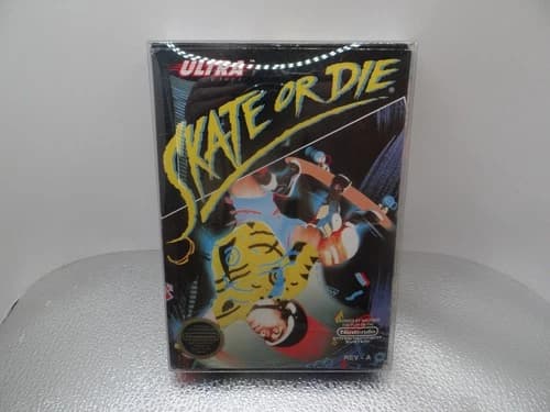 Ski or Die (Nintendo Entertainment System, 1991) CIB WITH PROTECTOR