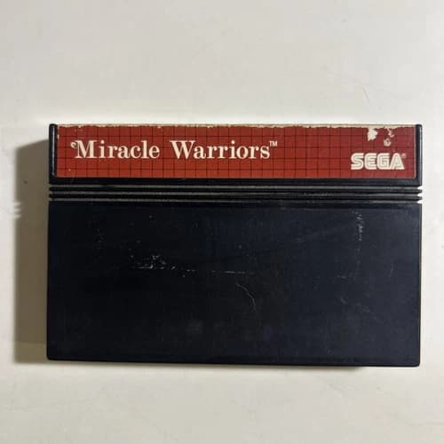 Sega Master System Miracle Warriors Cartridge Only - Tested