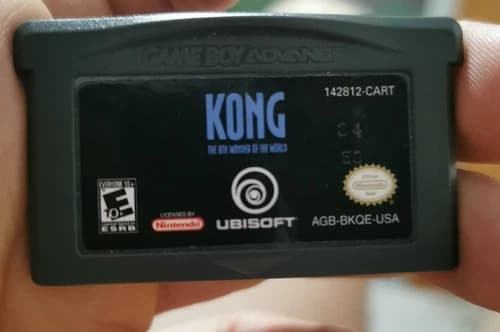 * Kong The 8th Wonder of the World (Nintendo Game Boy Advance GBA) Cartridge