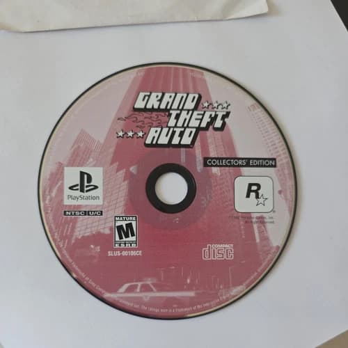 Grand Theft Auto Collector's Edition - Loose Sony PS1 Playstation 1 Disc
