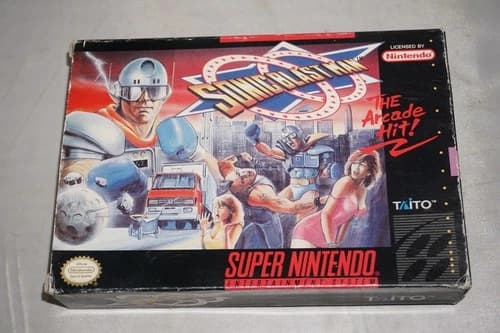 Sonic Blast Man 1 (Super Nintendo SNES) Complete in Box CIB