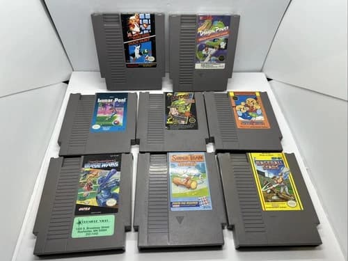 NES Games Nintendo Entertainment System Cleaned & Tested Free Shipping