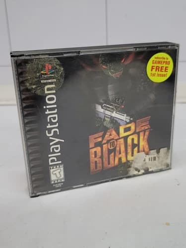 Fade to Black (Sony PlayStation 1, 1996) PS1 PSOne PSX 2 3 CIB Reg. Black Label