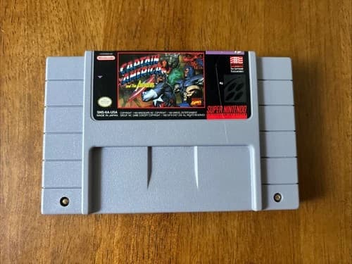Captain America and the Avengers SNES Super Nintendo Video Game Tested