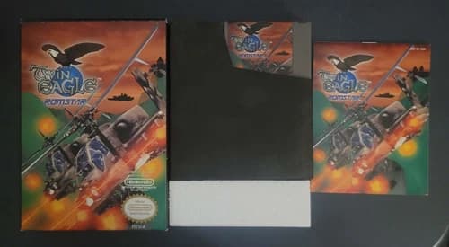Twin Eagle NES CIB with Box and Manual (Nintendo Entertainment System)