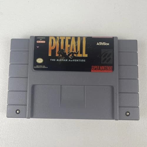 Pitfall: The Mayan Adventure (Super Nintendo SNES) Authentic Cartridge Only