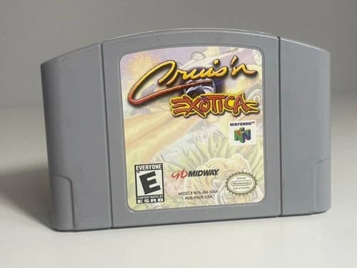 Cruis’n Exotica N64 Nintendo 64 Authentic Excellent Mint