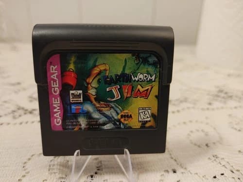 Earthworm Jim (Sega Game Gear, 1994) Cartridge Only TESTED/ WORKING