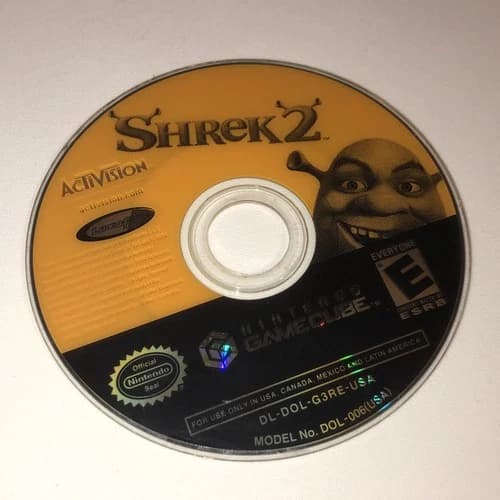 Shrek 2 Nintendo GameCube Loose Disc Only Tested
