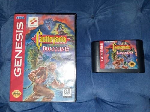 Castlevania: Bloodlines Sega Genesis CIB Complete Tested & Working