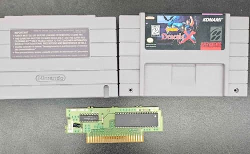 Castlevania Dracula X (SNES, 1995) Authentic - Cart Only - Tested & Working