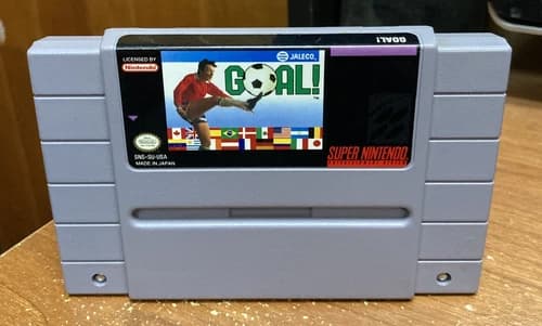 GOAL! - Super Nintendo (Authentic) SNES Game Cart Only Tested & Working