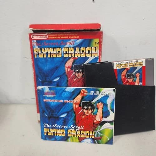 Flying Dragon: The Secret Scroll (Nintendo Entertainment System, 1989) Complete