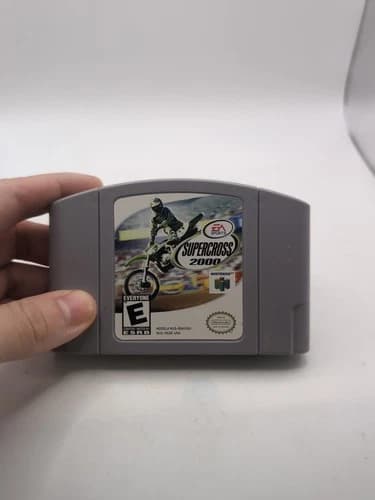 Supercross 2000 Nintendo 64 N64 Authentic Tested Working