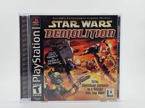 Sony Playstation 1 PS1 Star Wars Demolition CIB Cleaned & Tested