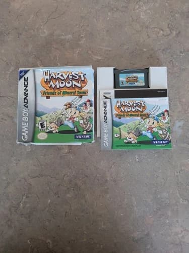 Harvest Moon: Friends of Mineral Town (Nintendo Game Boy Advance, 2003) CIB