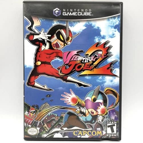 Viewtiful Joe 2 (Nintendo GameCube, 2004) CIB Complete with Manual