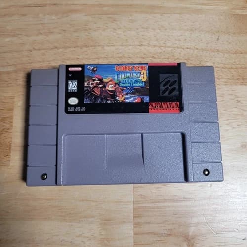 Donkey Kong Country 3: Dixie Kong's Double Trouble! Nintendo SNES, 1996 Tested