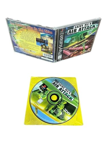 Sony PlayStation 1 PS1 CIB COMPLETE TESTED Army Men: Air Attack 1999 BL