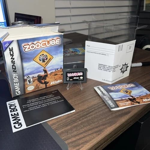 Zoocube (Nintendo Game Boy Advance, 2002) CIB GBA Game Zoocube Tested & Working!