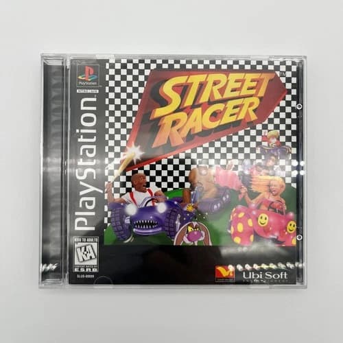 Street Racer - Sony PlayStation 1, 1996 - Complete, Registration - PS1