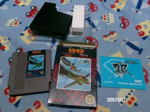 #897 NINTENDO 1942 (NES) CIB Authentic - Tested - Free Shipping
