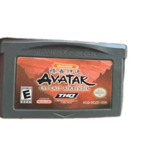 THQ Avatar: The Last Airbender Nintendo Game Boy Advance E NTSC-U/C