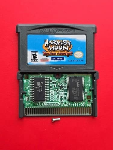 GBA Harvest Moon: More Friends of Mineral Town Game Boy Advance Authentic Saves