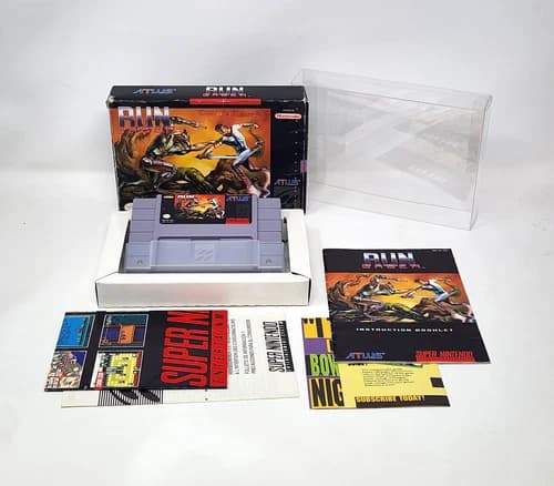 Run Saber (Super Nintendo SNES) Authentic Complete CIB - TESTED