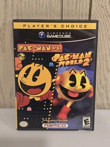 Pac-Man Vs Pac-Man World 2 Nintendo GameCube CIB Player's Choice USA Complete