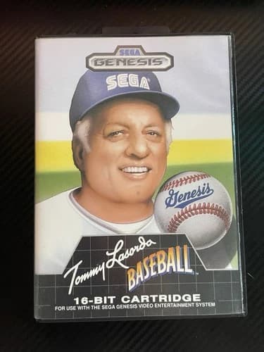 Tommy Lasorda Baseball (Sega Genesis, 1989) CIB Complete W/ Manual