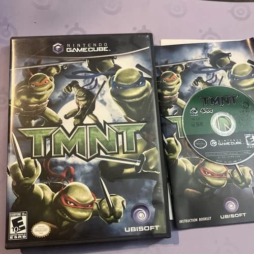 TMNT - Nintendo GameCube - Good Condition CIB Complete NTSC Ubisoft