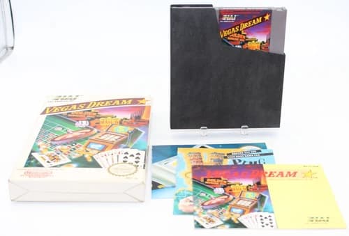 Nintendo Vegas Dream Complete CIB NES Video Game