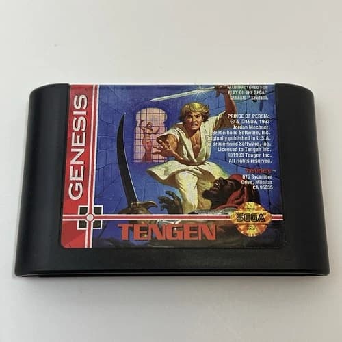 Prince of Persia (Sega Genesis, 1993) Cartridge Only / Tested & Working VG