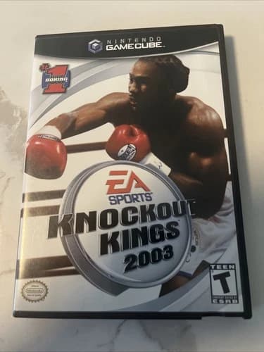 Knockout Kings 2003 (Nintendo GameCube, 2002) COMPLETE, TESTED & WORKING GREAT!