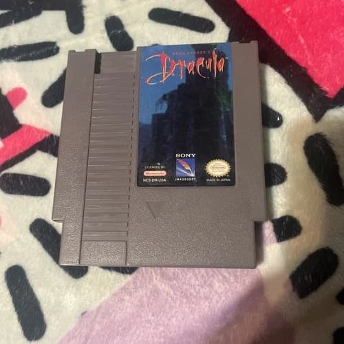 Bram Stoker's Dracula Nintendo NES Cleaned/Tested Works Great!