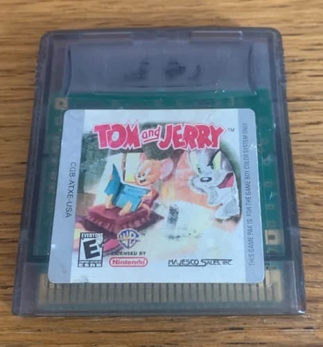 Tom and Jerry Nintendo (Game Boy Color GBC 1999) Authentic Cart Only