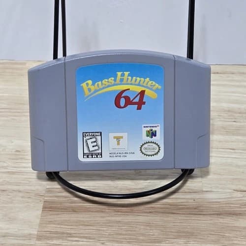 Bass Hunter 64 Fishing Nintendo 64 1999 N64 Cartridge Only Tested and Works