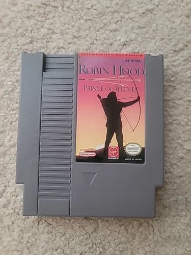 Robin Hood Prince of Thieves -- NES Nintendo Original Classic Authentic Game