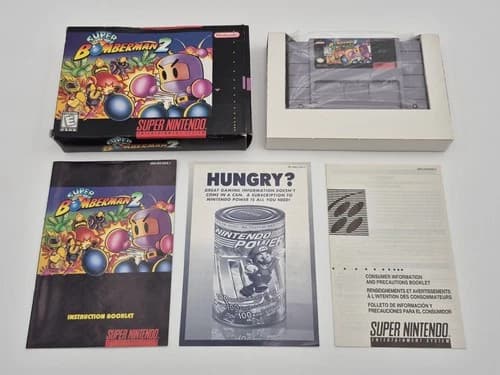 Super Bomberman 2 - Super Nintendo SNES - Complete CIB - Authentic - Great Shape