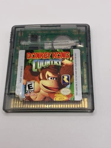 Nintendo Game Boy Color Donkey Kong Country Game Authentic - Tested