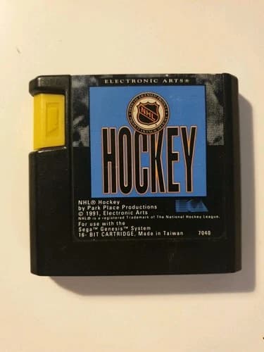 NHL Hockey (Sega Genesis, 1991) Tested, Working