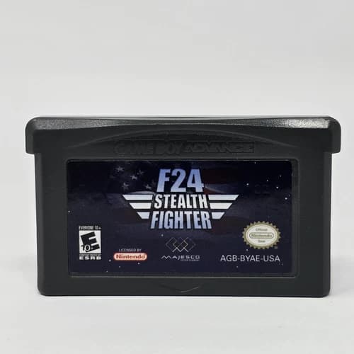 F24 Stealth Fighter (GameBoy Advance GBA) CLEANED & TESTED